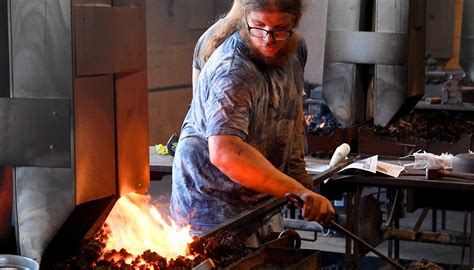 Working the flame is supported by its readers. The lost art of blacksmithing: A look into Waynesboro's blacksmithing institute