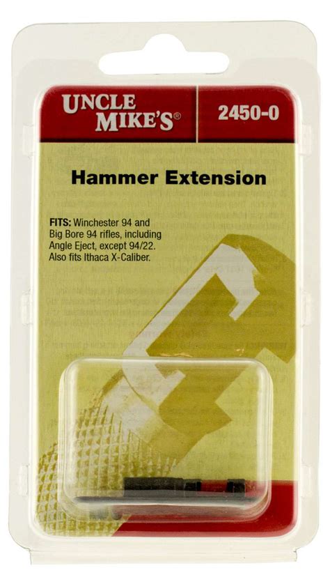Uncle Mikes 2452 Hammer Extension Marlin 1957 1982 Lever Black Steel