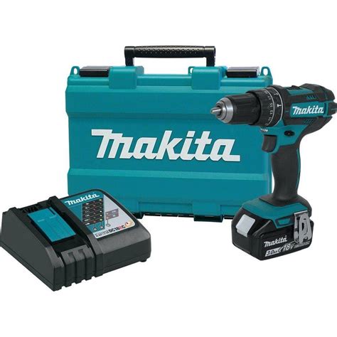 Makita 18 Volt Lxt Lithium Ion 12 In Cordless Hammer Driver Drill Kit