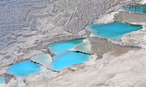 Natural Turquoise Pools Of Pamukkale Turkey Photo One Big Photo