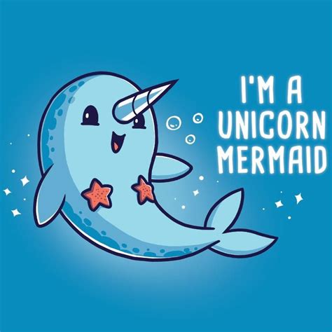 Im A Unicorn Mermaid T Shirt Unstable Unicorns Teeturtle Unicorn