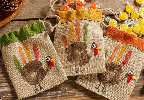 Thanksgiving Treat Bags Thanksgiving Crafts Thanksgiving Treats