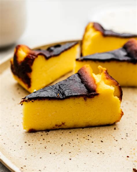 Despite its smaller size, this cheesecake still packs a punch with three layers: The Easiest Cheesecake You'll Ever Make: 5 Ingredient Burnt Basque Cheesecake Recipe · i am a ...