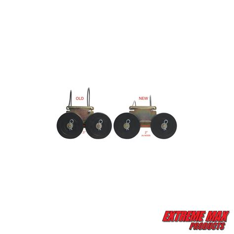 Extreme Max 58000203 Power Wheels Driveable Snowmobile Dollies Wide