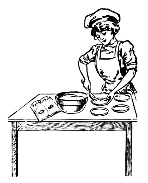 Cooking Clipart Black And White Clip Art Library