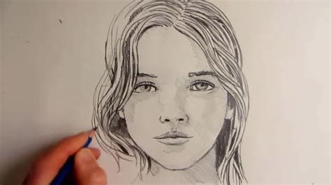 How To Draw A Female Face Step By Step Draw Central