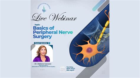 Basics Of Peripheral Nerve Surgery Webinar Debora Garozzo