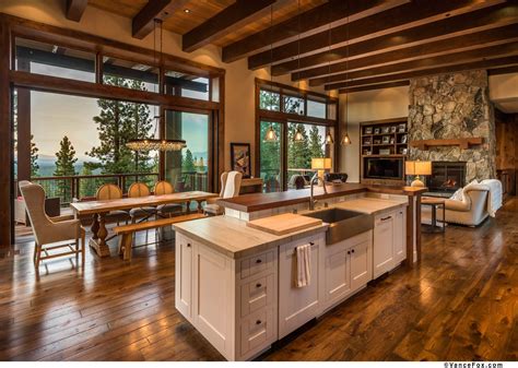 Open Floor Plan Farmhouse Kitchen Flooring House