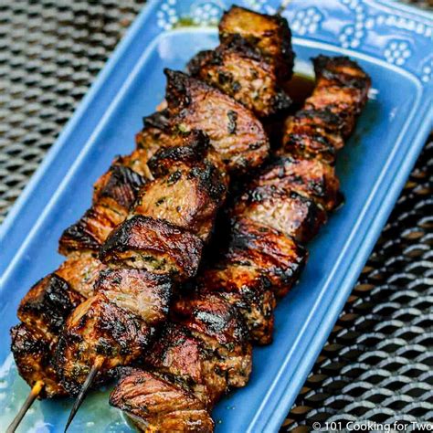 Marinated Steak Kabobs Cooking For Two