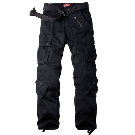 Mens Outdoor Casual Military Tactical Cargo Pants With 8 Pockets