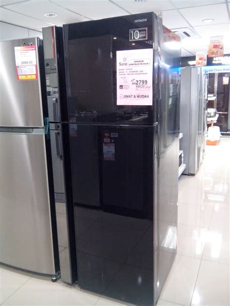 Samsung 680l side by side fridge with large capacity (spacemax): home sweet home: Peti Ais Baru!!!