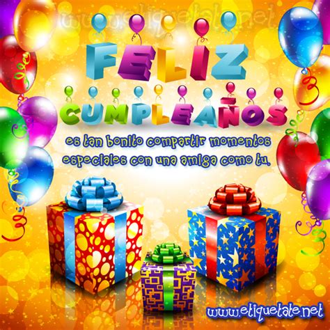 Imágenes De Feliz Cumpleaños Para Una Amiga Imágenes De