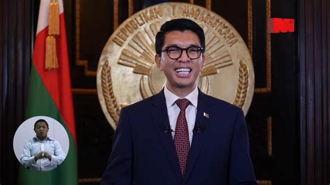 The new president of madagascar, andry rajoelina, appealed for unity after monday's high court ruling confirmed his victory in the island nation's december 19 . VIDEO. Andry Rajoelina annonce la création d'un ...