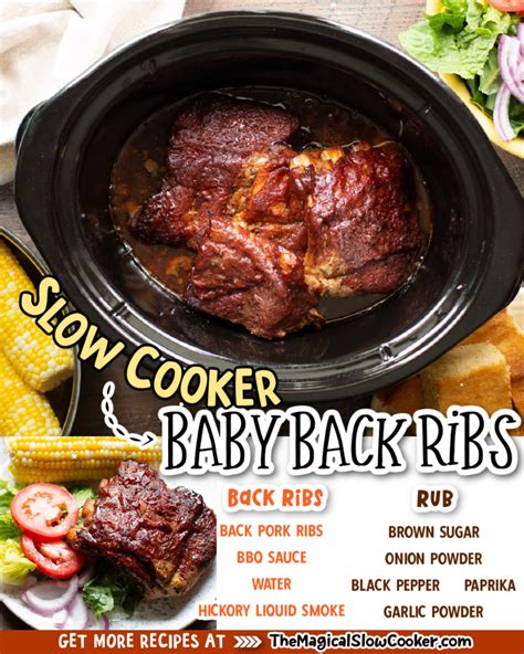 Slow Cooker Baby Back Ribs The Magical Slow Cooker