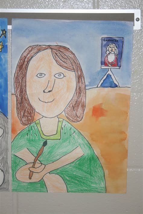 Mrs Craigs Art Room 3rd Grade Modern Day Mona Lisa