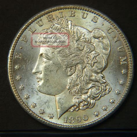 1890 Cc Morgan Silver Dollar Choice Bu A12826