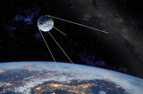 la urss lanza el sputnik i el 4 de octubre del 1957