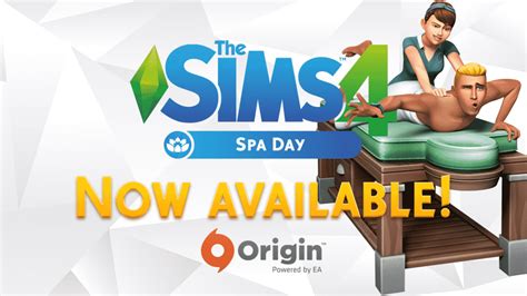The Sims 4 Spa Day Now Available Origin