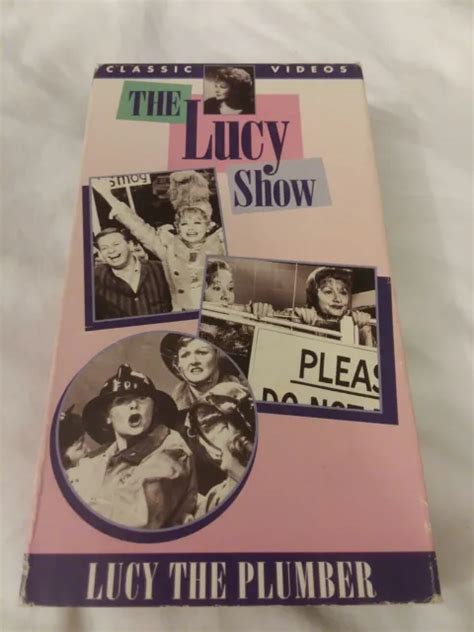 Vhs The Lucy Show Lucy The Plumber Classic Vintage Collectors Rare