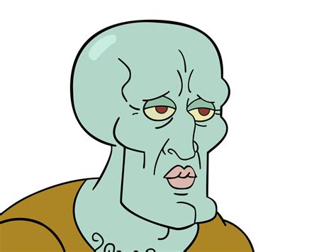 Handsome Squidward Png PNG Image Collection