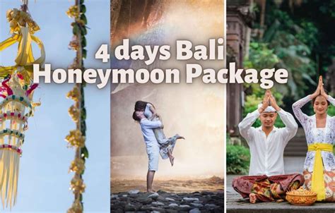4 Days Bali Honeymoon Package Book Now