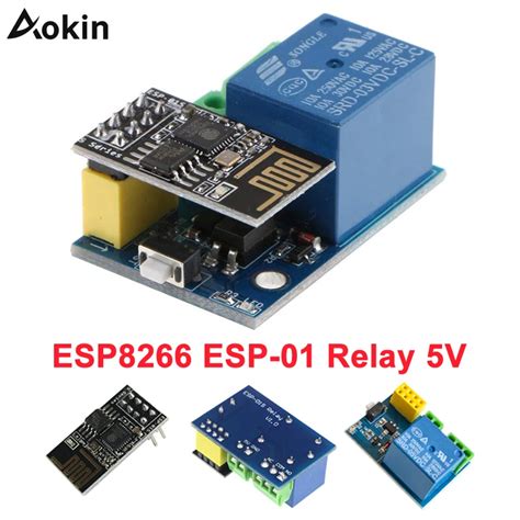 Esp8266 Esp 01 Esp01 5v Wifi Relay Module Esp 01 Relay Module Things