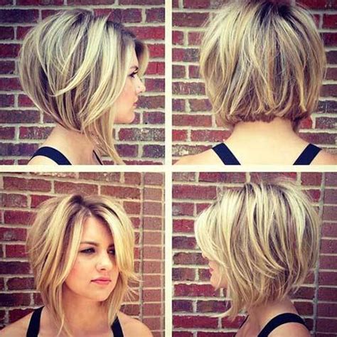 18 Fresh Layered Short Hairstyles for Round Faces - crazyforus
