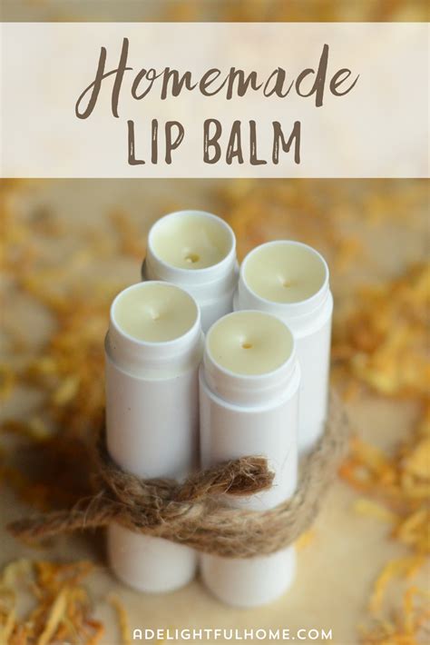 All Natural Homemade Lip Balm Recipe Homemade Lip Balm Homemade Lip