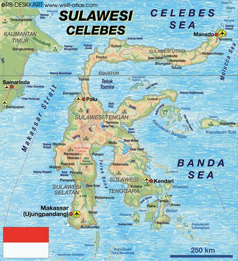 Makassar Map And Makassar Satellite Image