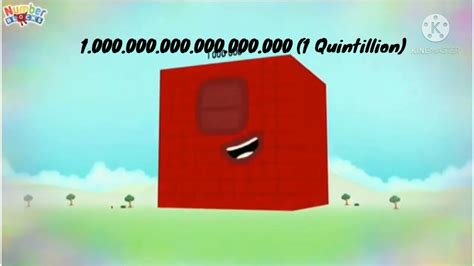 Numberblocks 1 Million To 1 Vigintillion Youtube