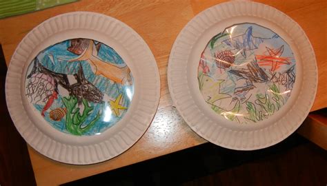 A Teaching Mom Aquarium Paper Plate Craft