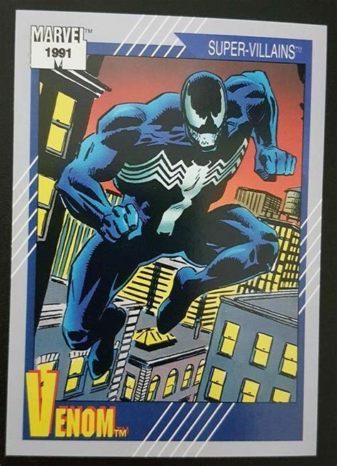 The 1991 impel marvel universe series ii checklist is big, clocking in at 162 cards. Marvel Comics Cards 1991 "Super-Villains" Venom Trading Card #58 | Comics, Comic books
