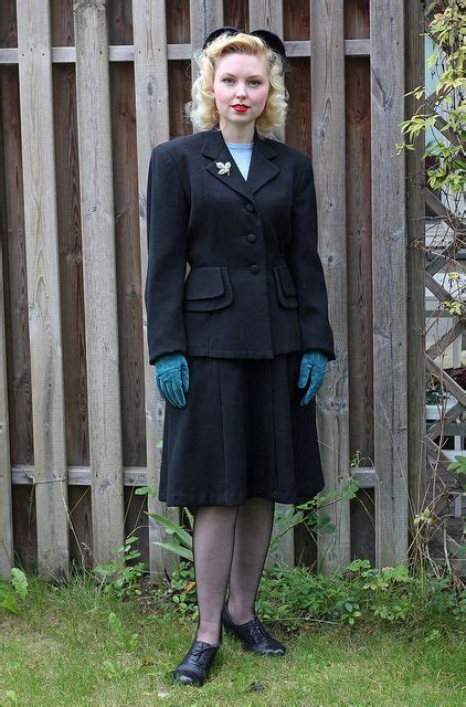 1940s Suit Fashion Vintage Fashion 1940s Suit