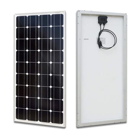 100 Watt Solar Panel 12 Volts Monocrystalline Electrical And Home