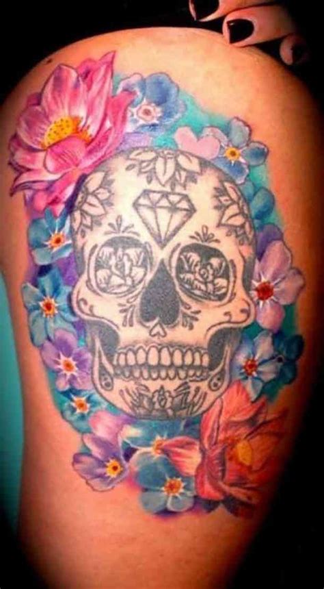 50 Stunning Sugar Skull Tattoo Design Ideas And Their Meanings Skull