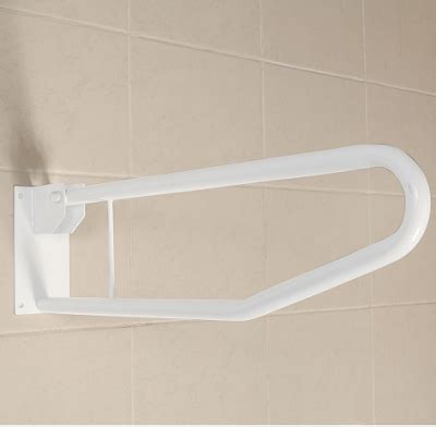 It features a simple fold up or down mechanism for ease of use. Drop Down Toilet Safety Rail - From Incontinence Products ...