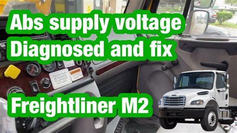 Freightliner M2 Abs Supply Voltage Low Sid 14 Fmi 4 Diagnosed And Fix