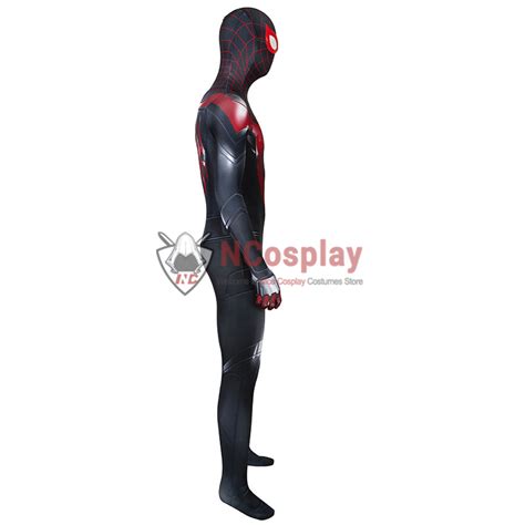 Spider Man Ps5 Miles Morales Cosplay Costume Spiderman Jumpsuit