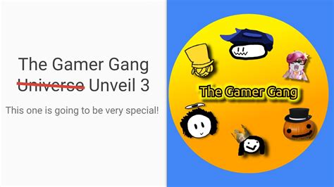 The Gamer Gang Universe Unveil 3 100th Stream Special Youtube