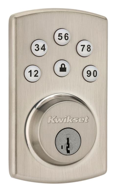 Kwikset Powerbolt 2 Electronic Deadbolt Featuring Smartkey In Satin