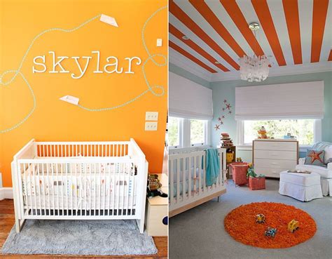 15 Cheerful Modern Orange Nursery Ideas To Welcome Fall