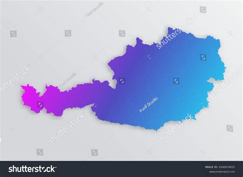 Austria Map World Map International Vector Stock Vector Royalty Free