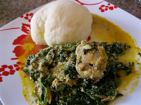 Ms Rextis Pounded Yam And Egusi Soup A Nigerian Dish Nigerian Food