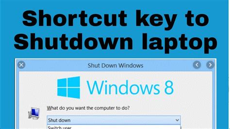 keyboard shortcuts to shut down or lock windows computer 2019 youtube