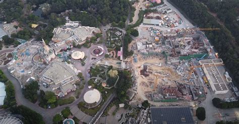 Latest Aerial Photos Of Frozen Land Construction At Hong Kong Disneyland