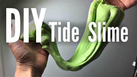 How To Make Tide Glow Slime No Borax No Starch Recipe 5 Youtube