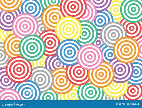 Colorful Circle Pattern Stock Vector Illustration Of Pattern 28737138