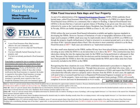 Fema Flood Insurance Rate Maps And Your Property Storey County