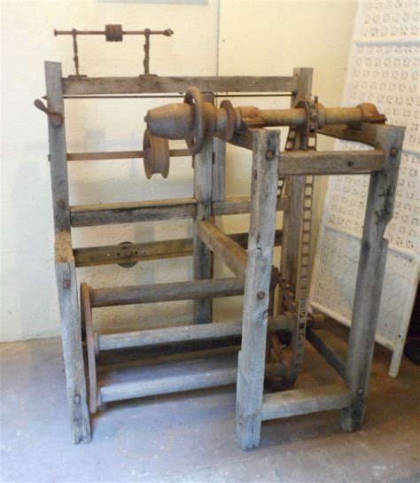 Antique Broom Corn Winding Machine Broom Making Equipment Antique