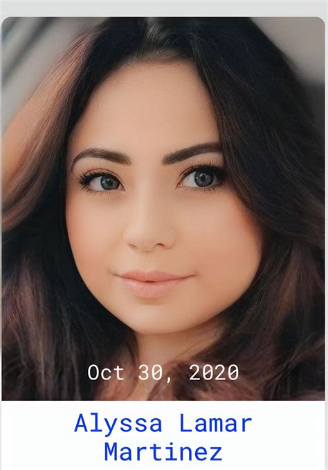 In memory of Alyssa Lamar Martinez, who was tragically murdered on